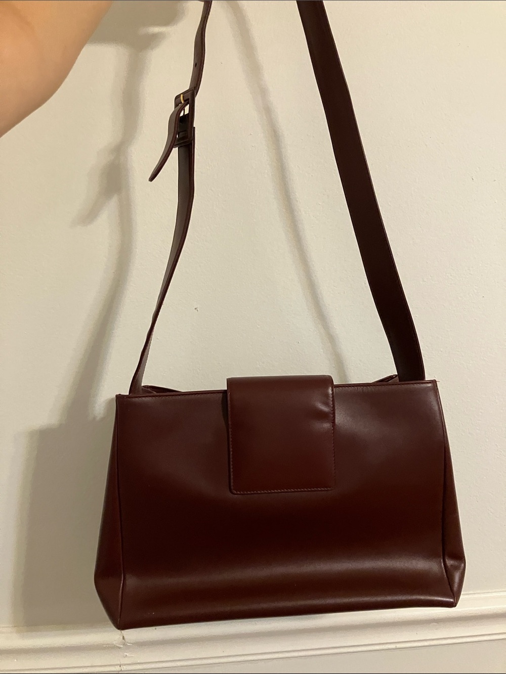 Cartier Burgundy Crossbody Bag - Picture 6 of 11